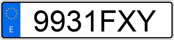 Numer rejestracyjny 9931FXY posiada BMW SERIE 3 Numer rejestracyjny 9931FXY posiada BMW SERIE 3