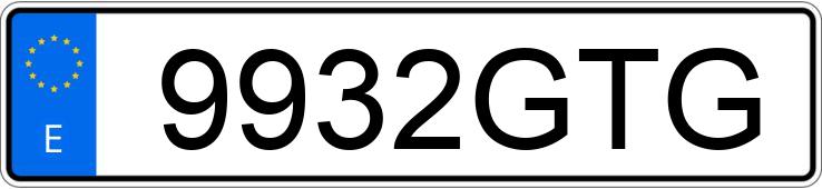 Numer rejestracyjny 9932GTG posiada SEAT LEON