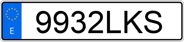 Numer rejestracyjny 9932LKS posiada PEUGEOT 3008