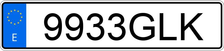 Numer rejestracyjny 9933GLK posiada MERCEDES C (204) Numer rejestracyjny 9933GLK posiada MERCEDES C (204)