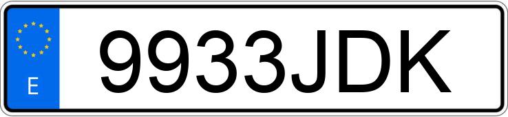 Numer rejestracyjny 9933JDK posiada RENAULT MEGANE Numer rejestracyjny 9933JDK posiada RENAULT MEGANE