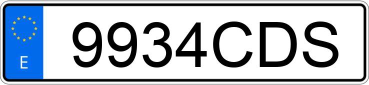 Numer rejestracyjny 9934CDS posiada SEAT IBIZA Numer rejestracyjny 9934CDS posiada SEAT IBIZA