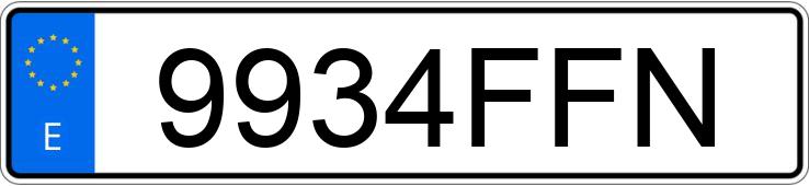 Numer rejestracyjny 9934FFN posiada KINROAD JEEP