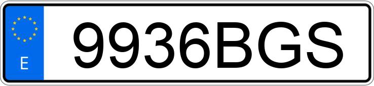 Numer rejestracyjny 9936BGS posiada FORD MONDEO