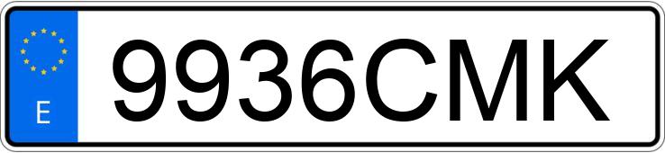 Numer rejestracyjny 9936CMK posiada BMW SERIE 3 Numer rejestracyjny 9936CMK posiada BMW SERIE 3