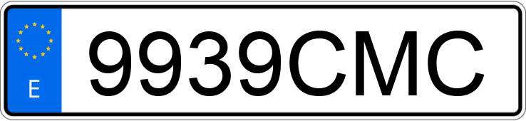 Numer rejestracyjny 9939CMC posiada CITROEN C3