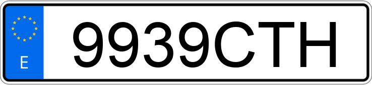 Numer rejestracyjny 9939CTH posiada SEAT LEON