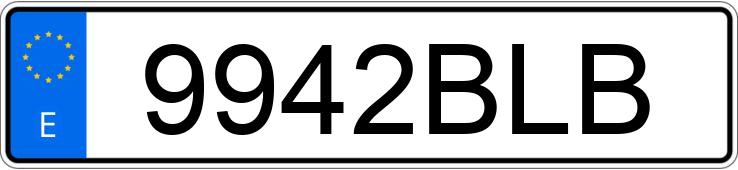 Numer rejestracyjny 9942BLB posiada HONDA ACCORD