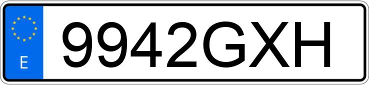 Numer rejestracyjny 9942GXH posiada FIAT PUNTO Numer rejestracyjny 9942GXH posiada FIAT PUNTO