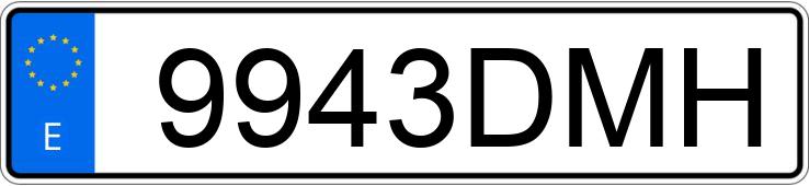 Numer rejestracyjny 9943DMH posiada BMW SERIE 1