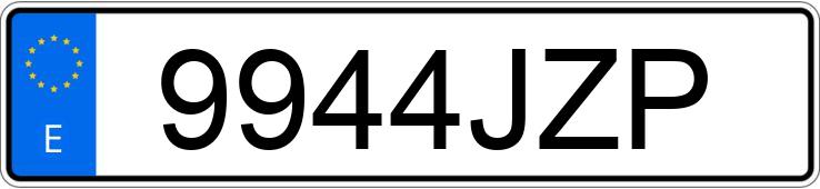 Il numero di registrazione 9944JZP ha MERCEDES A (176)