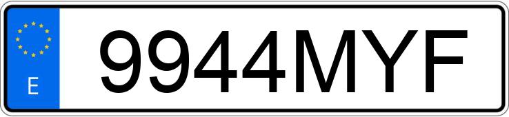 Numer rejestracyjny 9944MYF posiada NISSAN QASHQAI Numer rejestracyjny 9944MYF posiada NISSAN QASHQAI