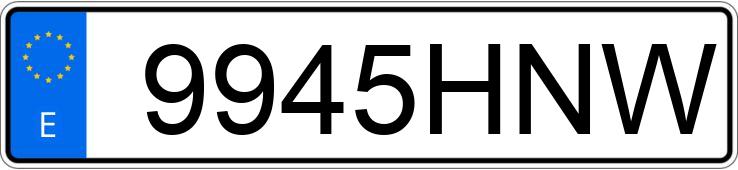 Numer rejestracyjny 9945HNW posiada MAZDA CX-5