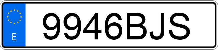 Numer rejestracyjny 9946BJS posiada FORD MONDEO