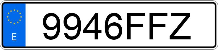 Numer rejestracyjny 9946FFZ posiada PEUGEOT 607