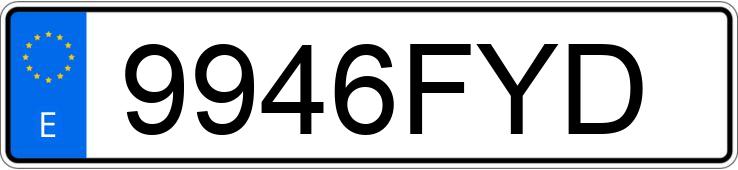 Numer rejestracyjny 9946FYD posiada RENAULT MEGANE Numer rejestracyjny 9946FYD posiada RENAULT MEGANE