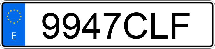 Numer rejestracyjny 9947CLF posiada BMW Z4