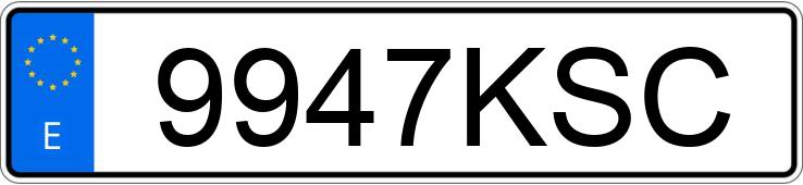 Numer rejestracyjny 9947KSC posiada KIA CEED