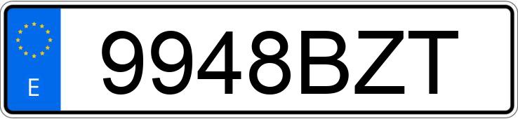 Numer rejestracyjny 9948BZT posiada RENAULT CLIO Numer rejestracyjny 9948BZT posiada RENAULT CLIO