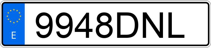 Numer rejestracyjny 9948DNL posiada SEAT LEON Numer rejestracyjny 9948DNL posiada SEAT LEON