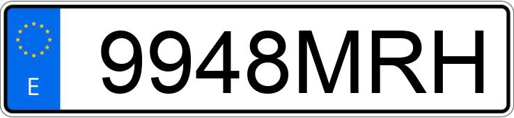 Numer rejestracyjny 9948MRH posiada VOLKSWAGEN POLO