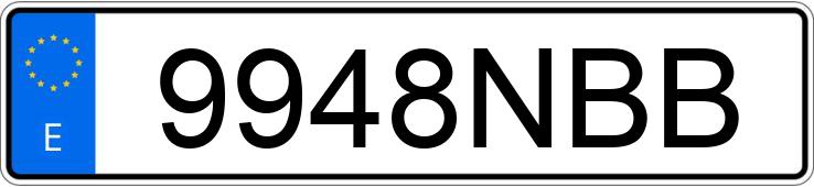 Numer rejestracyjny 9948NBB posiada VOLKSWAGEN TOUAREG