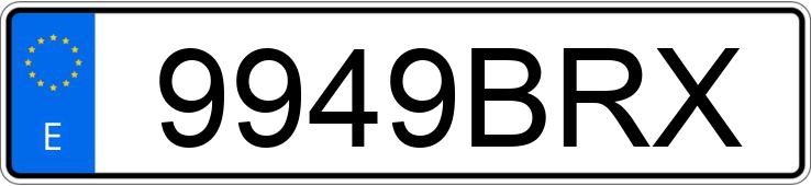 Numer rejestracyjny 9949BRX posiada SEAT LEON