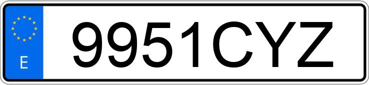 Numer rejestracyjny 9951CYZ posiada BMW SERIE 3 Numer rejestracyjny 9951CYZ posiada BMW SERIE 3