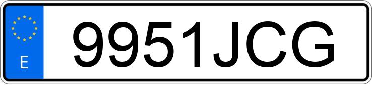 Numer rejestracyjny 9951JCG posiada OPEL INSIGNIA