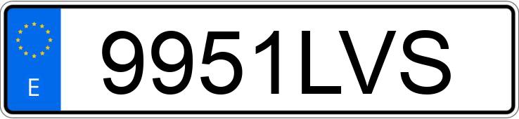 Numer rejestracyjny 9951LVS posiada CITROEN C4