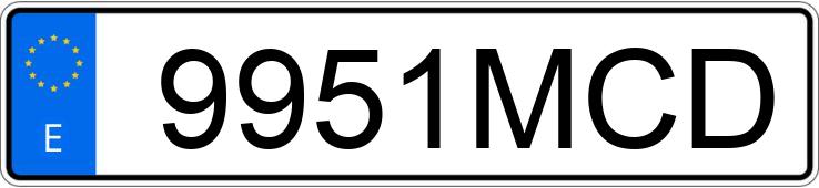 Numer rejestracyjny 9951MCD posiada VOLVO XC60