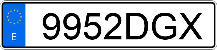 Numer rejestracyjny 9952DGX posiada RENAULT KANGOO Numer rejestracyjny 9952DGX posiada RENAULT KANGOO