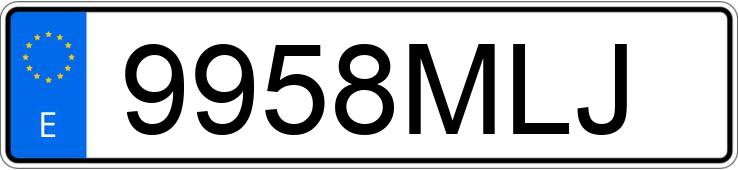 Numer rejestracyjny 9958MLJ posiada MERCEDES A (176)
