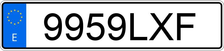 Numer rejestracyjny 9959LXF posiada HYUNDAI I10