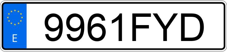 Numer rejestracyjny 9961FYD posiada IVECO DAILY CITY Numer rejestracyjny 9961FYD posiada IVECO DAILY CITY