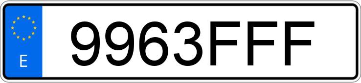 Numer rejestracyjny 9963FFF posiada CITROEN BERLINGO Numer rejestracyjny 9963FFF posiada CITROEN BERLINGO