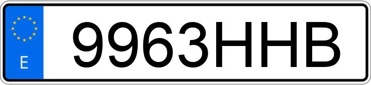 Numer rejestracyjny 9963HHB posiada VOLVO XC60