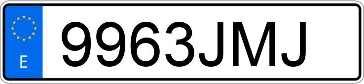 Numer rejestracyjny 9963JMJ posiada BMW SERIE 3 Numer rejestracyjny 9963JMJ posiada BMW SERIE 3