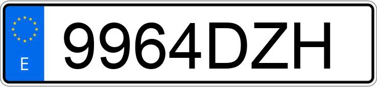 Numer rejestracyjny 9964DZH posiada SUZUKI GSF 650 Numer rejestracyjny 9964DZH posiada SUZUKI GSF 650