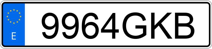 Numer rejestracyjny 9964GKB posiada CITROEN BERLINGO