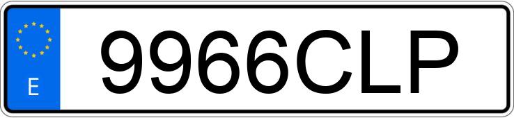 Numer rejestracyjny 9966CLP posiada HYUNDAI MATRIX