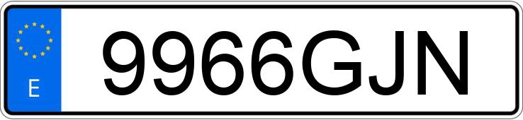 Numer rejestracyjny 9966GJN posiada AUDI A3 Numer rejestracyjny 9966GJN posiada AUDI A3