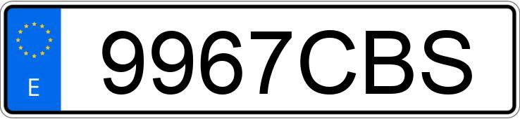 Numer rejestracyjny 9967CBS posiada PEUGEOT 406