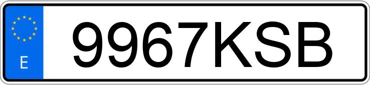 Numer rejestracyjny 9967KSB posiada VOLKSWAGEN CADDY MAXI Numer rejestracyjny 9967KSB posiada VOLKSWAGEN CADDY MAXI