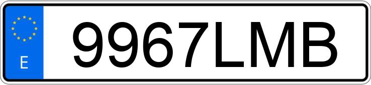 Numer rejestracyjny 9967LMB posiada SKODA OCTAVIA