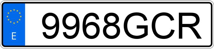 Numer rejestracyjny 9968GCR posiada SUZUKI SX4 Numer rejestracyjny 9968GCR posiada SUZUKI SX4