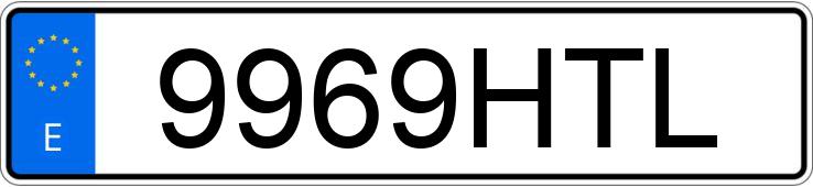 Numer rejestracyjny 9969HTL posiada SKODA OCTAVIA