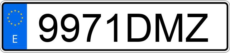 Numer rejestracyjny 9971DMZ posiada FORD FOCUS