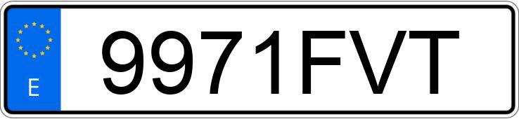 Numer rejestracyjny 9971FVT posiada RENAULT GRAND SCENIC