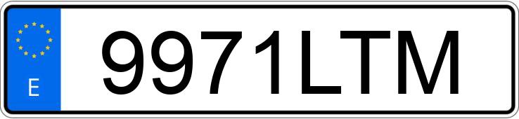 Numer rejestracyjny 9971LTM posiada VOLVO XC60